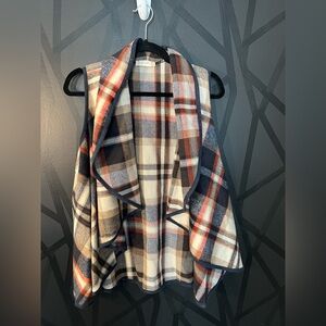 Altar'd State Multicolor Plaid Cape